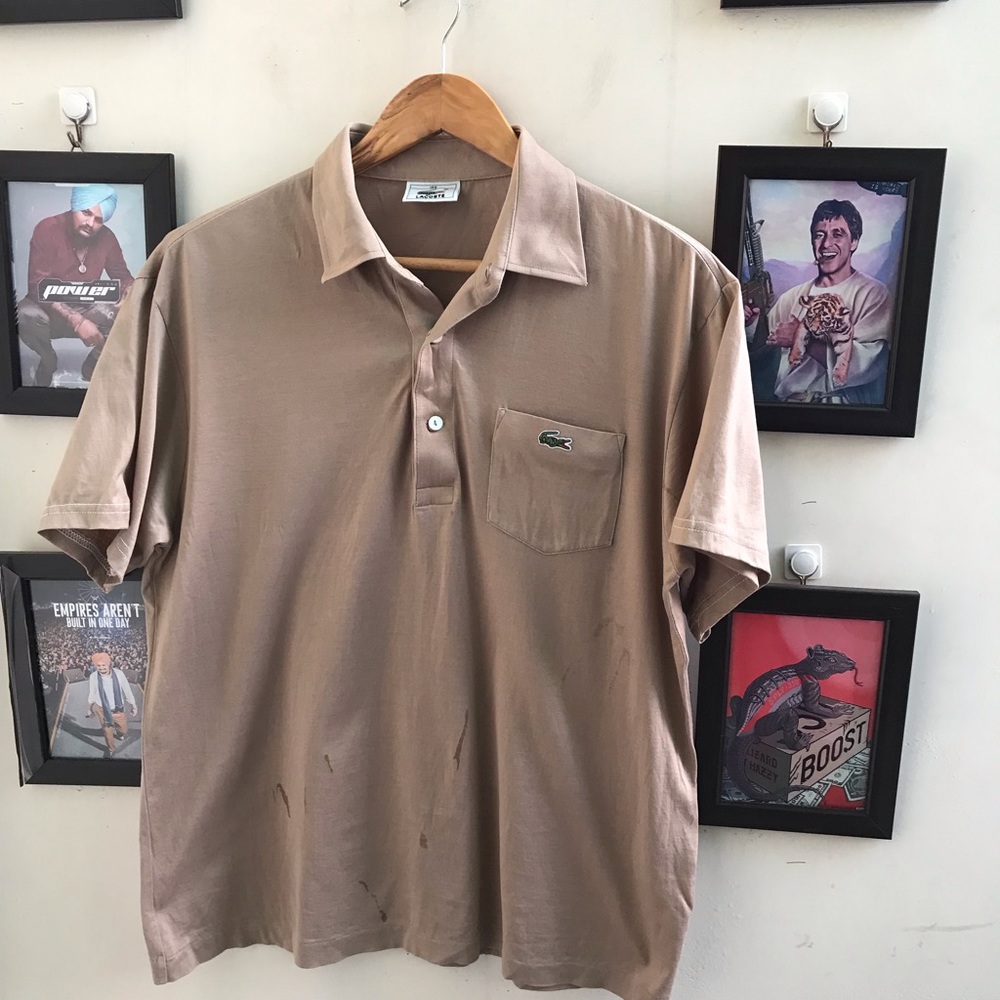 Lacoste polo tshirt (M-L) - Picture 3 of 5